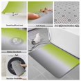 thumbnail image 6 of Green Gray Ombre Bath Mat 3 Piece Bathroom Rug Set, Modern Gradient Abstract Art Non Slip Bath Rug Contour Mat and Toilet Lid Cover, Absorbent Shower Mats Soft Bath Rugs and Mats Sets, 6 of 8