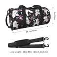 thumbnail image 2 of KLL Cute Poodle Dog Duffle Bag For Men Women Sport Gym Fitness Tote Travel Training Workout Basketball Football Weekender, 2 of 6