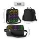 thumbnail image 2 of Balery Mardi Gra Geometric Caja de Almuerzo y Bolsa de Almuerzo para Hombres y Mujeres, Bolsa de Almuerzo Reutilizable con Gran Capacidad, Bolsa de Almuerzo Aislada, 2 of 7