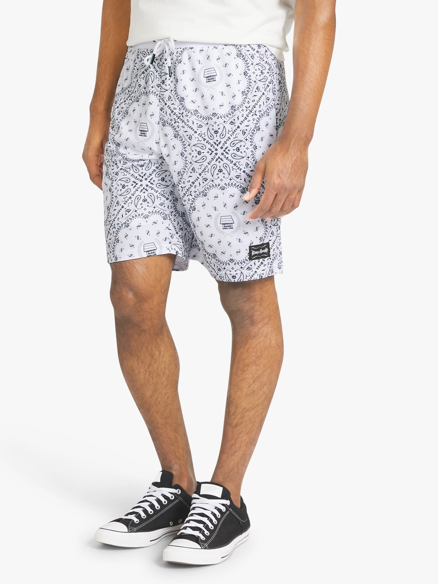 Dogg Supply by Snoop Dogg Big Men's Bandana Print Mesh Shorts, Sizes 4XL - 5XL