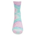 thumbnail image 2 of MeMoi Pastel Tie Dye Cotton Blend Kids Crew Sock - Girls - Female, 12, Pastel, 2 of 2
