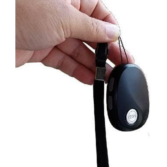 SkyAngel~Wave | One Payment for Life | Mobile Cellular Alert | Fall Detection | Waterproof | Call and Speak to 911 | Life Guardian Alert Two Way Voice | No Subscription | No Cellphone Needed (Black)