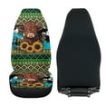 thumbnail image 5 of Pzuqiu Aztec Highland Cow Car Front Seat Cover Soft Comfortable Car Seats Covers Front Seats Only Easy to Install Anti-Slip Auto Interior Covers Full Coverage Universal Fit for Cars SUV, 5 of 7