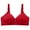 Red, variant on Penkiiy Women Bras Woman's Fashion Bowknot Printing Comfortable Hollow Out Bra Underwear No Rims Black Bras