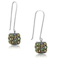thumbnail image 1 of Alamode VL090 Boucles d'Oreilles en Acier Inoxydable Poli pour Femmes avec Cristal de Qualité Supérieure Multicolore, 1 of 1