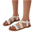 thumbnail image 7 of Clearance VerPetridure Women's Sandals Summer Casual Sandals Casual Footwear Solid Color Women's Sandals Summer Casual Sandals, 7 of 7