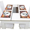 thumbnail image 4 of Ryvnso Placemats Set of 4 Autumn Pumpkins Leaves Birds Dining Mats Heat-Resistant Non-Slip Washable Table Mat, 4 of 8