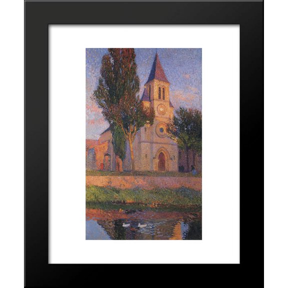 Church in Labastide 20x24 Framed Art Print by Martin, Henri
