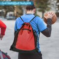 thumbnail image 5 of FrostHike Basketball Drawstring Backpack for Boy Portable Soccer Backpack Gym Bag Sackpack with Detachable Ball Mesh Bag Sack, 5 of 5
