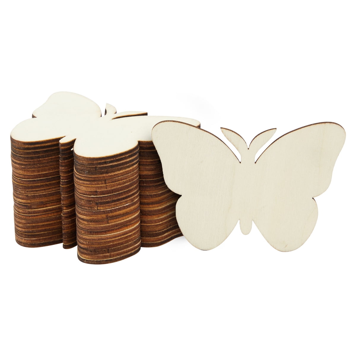 Animals & Wildlife Butterfly Unfinished Wooden Shape DIY Wood Craft Cutout Blank