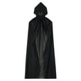 thumbnail image 3 of Gupgi Enfant Adulte Halloween Grim Reaper Costume, Robe+lunettes Yeux Rouges Lumineux+faux+pare-Visage+gants, 3 of 9