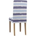 thumbnail image 4 of RYLABLUE Stripes Pattern Stretch Chair Cover Protector Seat Slipcover for Dining Room Hotel Wedding Party Set of 4, 4 of 5