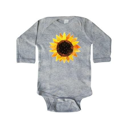 

Inktastic Summer Sunflower Gift Baby Boy or Baby Girl Long Sleeve Bodysuit