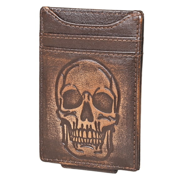 AMERICAN TANNER Genuine Leather Card Holder Wallet For Men & Women H4.1 X W3