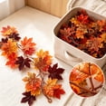thumbnail image 5 of Halloween Artificial Fall Maple Leaf Garland, 68.9 Inch Autumn Foliage Vine for Indoor Outdoor Halloween Thanksgiving Home Party Decorations by XSAOP, 5 of 9
