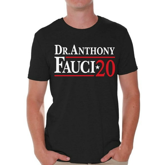 Awkward Styles Dr Anthony Fauci 2020 Shirt for Men Anthony Fauci Tshirt Tops Fauci 2020 Tees Wash Your Hands Shirt Short Sleeve Men's T Shirt
