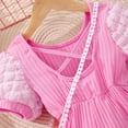 thumbnail image 6 of NIEWTR Toddler Girl Summer Outfit Bows Ruffled Plaid Tank Tops and Shorts 2pcs Set Baby Clothes 2Pcs Summer Beach Outfits 8-9 Years,Pink, 6 of 9