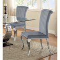 thumbnail image 2 of Coaster Carone Upholstered Velvet Dining Chairs in Gray, 2 of 2