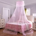 thumbnail image 1 of Mosquitera universal Macarena dosel plegable Rosa cro tamaño individual a King, 1 of 8