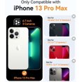 thumbnail image 2 of Funda Mate Transparente para iPhone 13 Pro Max, a Prueba de Golpes, 2 of 8