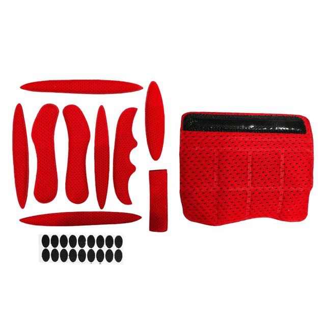 De Almohadillas Para Casco De De De 11 Piezas De Almohadillas De Espuma Universal De Repuesto Para Zulema Almohadillas de esponja para forro de bicicleta