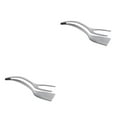 thumbnail image 3 of kurtrusly Comfortable Handle Tongs For Convenient Flipping Multi-functional Nylon Double Sided Spatula Turner Easy grey 2Set, 3 of 6