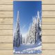 thumbnail image 1 of Toalla de playa ABPHQTO paisaje invierno nieve cielo azul 75x140 cm, 1 of 1