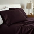 thumbnail image 4 of Super Soft Pillowcase 2-Pack Set Purple Standard/Queen Size Bedding by Comfort Canopy, 4 of 13
