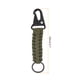 thumbnail image 2 of Llave de paracord Uxcell, clip de llavero trenzado, llaveros de supervivencia verdes, 2 of 6