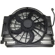 A/C Condenser Fan Assembly - Compatible with 2000 - 2006 BMW X5 2001 2002 2003 2004 2005