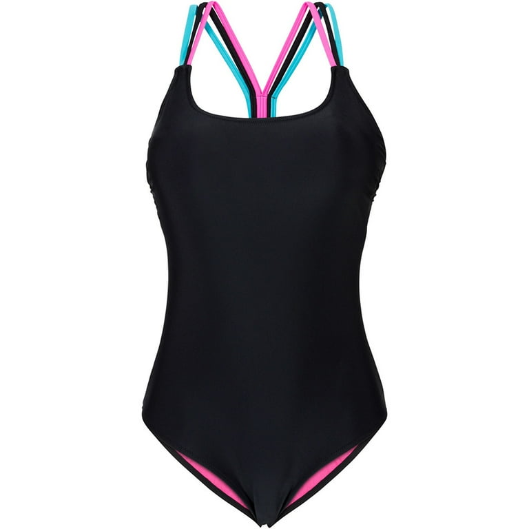 RYDCOT Junior One Piece Swimsuit, Full Coverage Bathing Suit