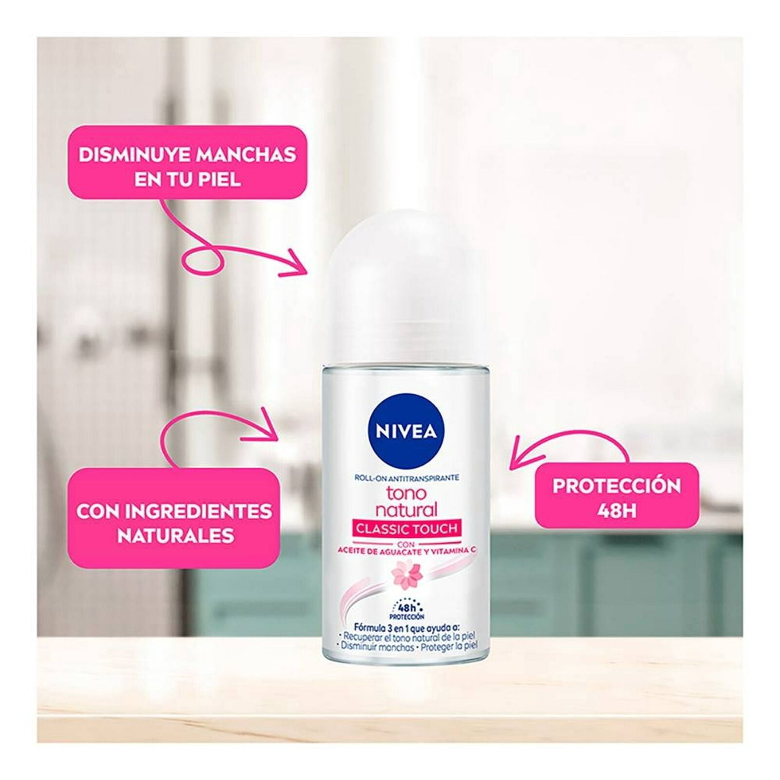 NIVEA Women Deodorant Roll-on Whitening 48h Protection 50ml