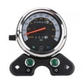 thumbnail image 1 of Instrumento de motocicleta DC 12V, odómetro doble, velocímetro, medidor con indicador LED para GN125 Jadeshay A, 1 of 8
