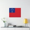 thumbnail image 6 of Samoa Country Flag Canvas Vibrant Wall Art Unframed Home Decor, 6 of 13
