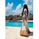 thumbnail image 3 of Large Beach bag for women - travel tote beach bag- women vacation beach bag hat holding beach bag - beach tote, 3 of 5