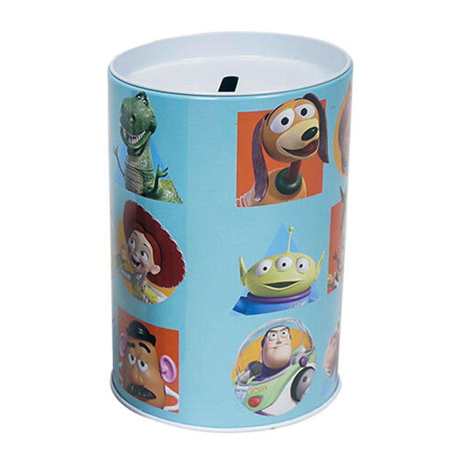 Toy Story Round Tin Coin Bank a World of Possibility 