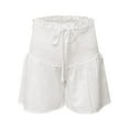 thumbnail image 6 of Homenesgenics Shorts for Women Plus Size Women Drawstring Shorts Casual Summer Flowy High Waisted Spors Shorts Quick Dry Cute Beach Short Pants, 6 of 6