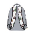 thumbnail image 3 of Tractor and Tractors White Pattern Backpack for School, Cute School Bag with Adjustable Shoulder Straps and Padded Back, 15.3"x11"x6.7", 3 of 5