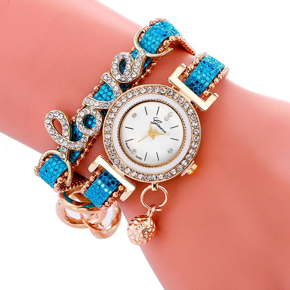 Round Watch With Bracelet Analog Watch - For Girls Price in India - Buy  Round Watch With Bracelet Analog Watch - For Girls online at Shopsy.in