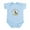 Sky Blue, variant on CafePress - Robin Infant Bodysuit - Baby Light Bodysuit, Size Newborn - 24 Months