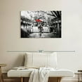 thumbnail image 2 of Elephant Stock Geisha Pop Wall Art - Horizontal Canvas Wall Art - Living Room Wall Decor - Places Canvas - Red And Gray Decor - 36" x 24", 2 of 8