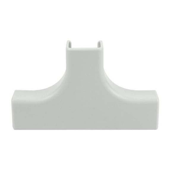 Construct Pro Raceway Cable Cover T-Adapters (5-Pack, .87-inch, White)