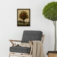 thumbnail image 2 of Giant Untidy Quirky Street Tree Artwork Framed Wall Art Print A4, 2 of 4