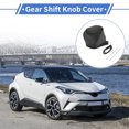thumbnail image 2 of Unique Bargains 1 Set Gear Shift Knob Cover for Toyota CH-R 2017-2021 Anti-Slip Faux Leather Black Stick Shifting Handle Protector, 2 of 6