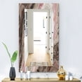 thumbnail image 2 of DESIGN ART Designart 'Marbled Geode 17' Mid-Century Mirror - Printed Wall Mirror 23.7 in. wide x 31.5 in. high, 2 of 4