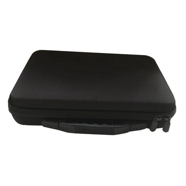 Bolsa de almacenamiento para bolas, caja de recolección, estuche organizador compacto profesional a prueba de golpes, estuche de almacenamiento de yoyo de 12 agujeros, bolsa protectora negro