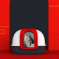 thumbnail image 7 of Covered Cat Litter Box for Indoor Cats, Anti-Splashing Large Enclosed Litter Box Easy Clean, and Assemble, Include Scoop and Mat, 7 of 7
