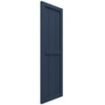 thumbnail image 2 of Ekena Millwork 10 3/4"W x 31"H True Fit PVC, Two Board Framed Board-n-Batten Shutters, Starless Night Blue (Per Pair - Hardware Not Included), 2 of 8