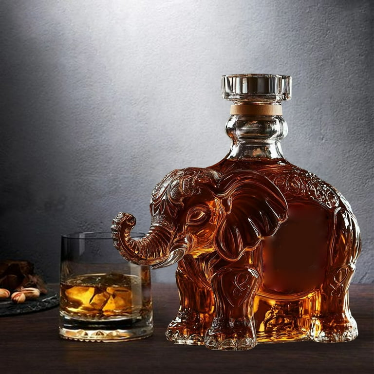 Bouteille Whisky Forme Tracteur Bouteille De Whisky En Forme De Tracteur - Carafe En Verre Décorative, Cadeau Original Carafe Verre Décorative Vide