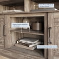 thumbnail image 4 of BELLEZE TV Stand Media Entertainment Center - Norrell (Ashland Pine), 4 of 7